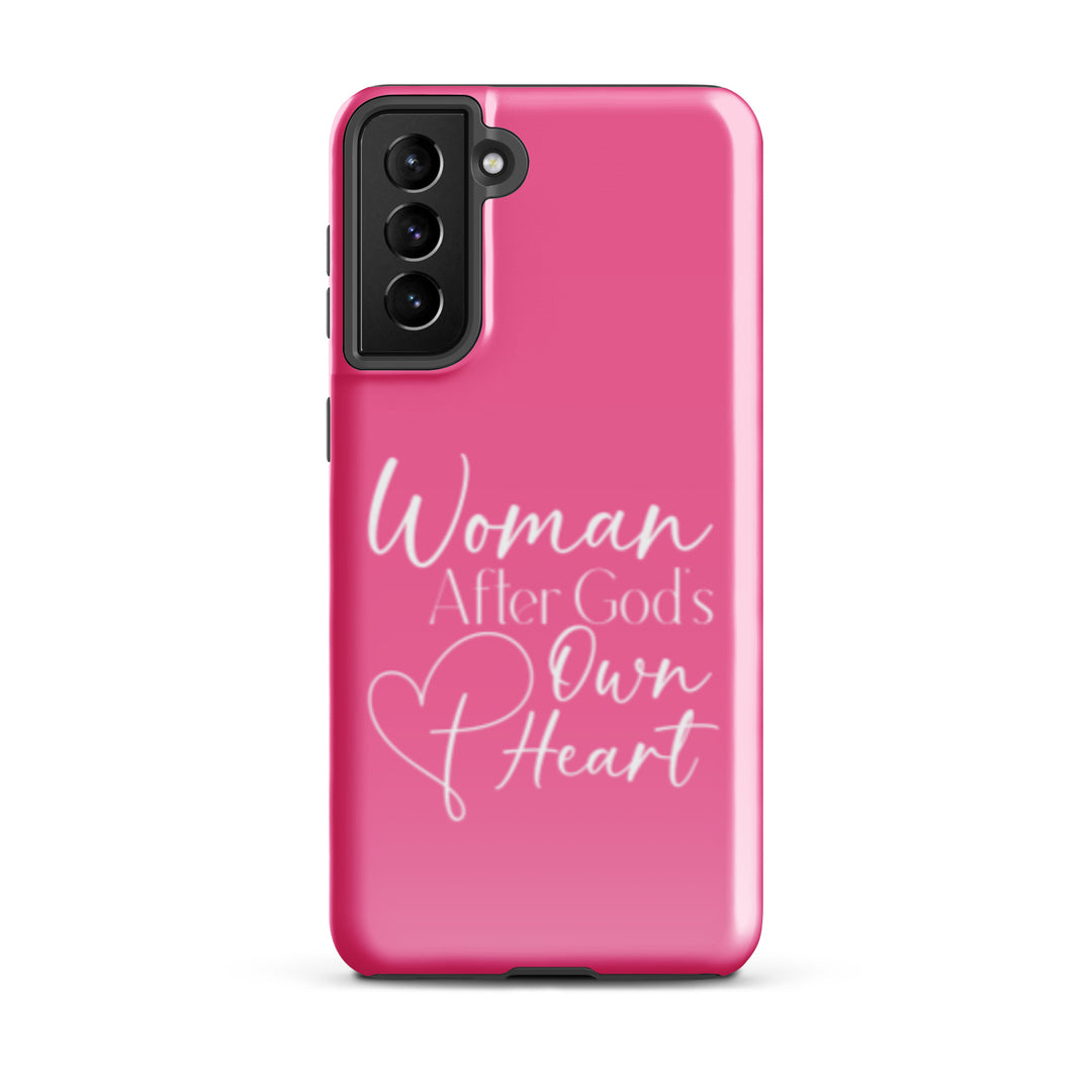 Christian Phone Case Woman After God's Heart for Samsung® Samsung® Phone Cases Glossy Samsung Galaxy S21 Plus 