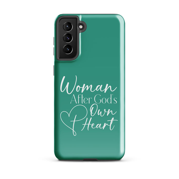 Christian Phone Case Woman After God's Heart for Samsung® Samsung® Phone Cases Glossy Samsung Galaxy S21 Plus 