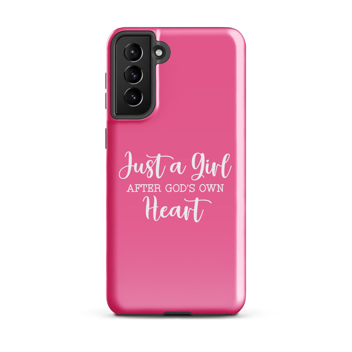 Christian Phone Case Girl After God's Heart for Samsung® Samsung® Phone Cases Glossy Samsung Galaxy S21 Plus 