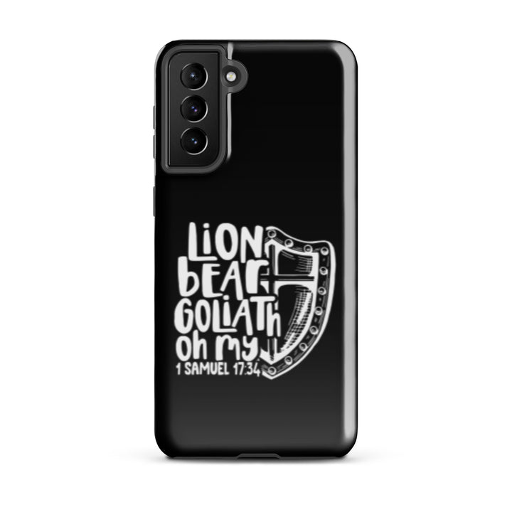 Christian Phone Case Lion Bear Goliath Oh My for Samsung® Samsung® Phone Cases Glossy Samsung Galaxy S21 Plus 