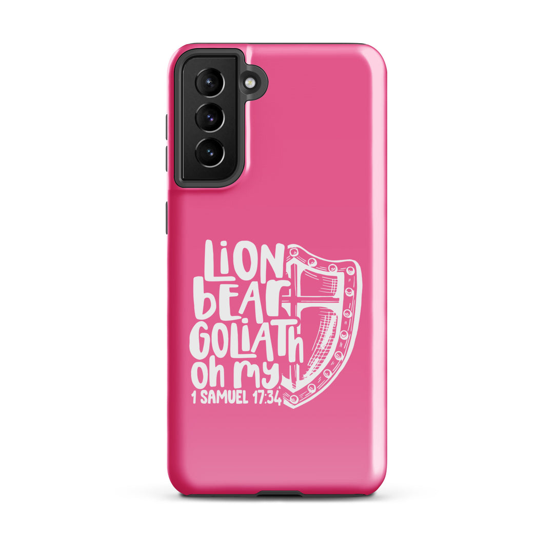 Christian Phone Case Lion Bear Goliath Oh My for Samsung® Samsung® Phone Cases Glossy Samsung Galaxy S21 Plus 