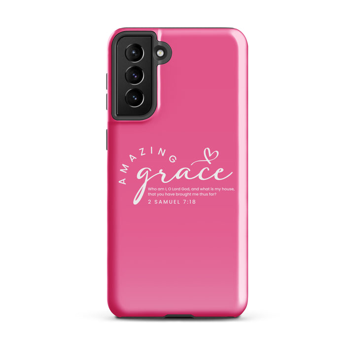 Christian Phone Case Amazing Grace Pink for Samsung® Samsung® Phone Cases Glossy Samsung Galaxy S21 Plus 