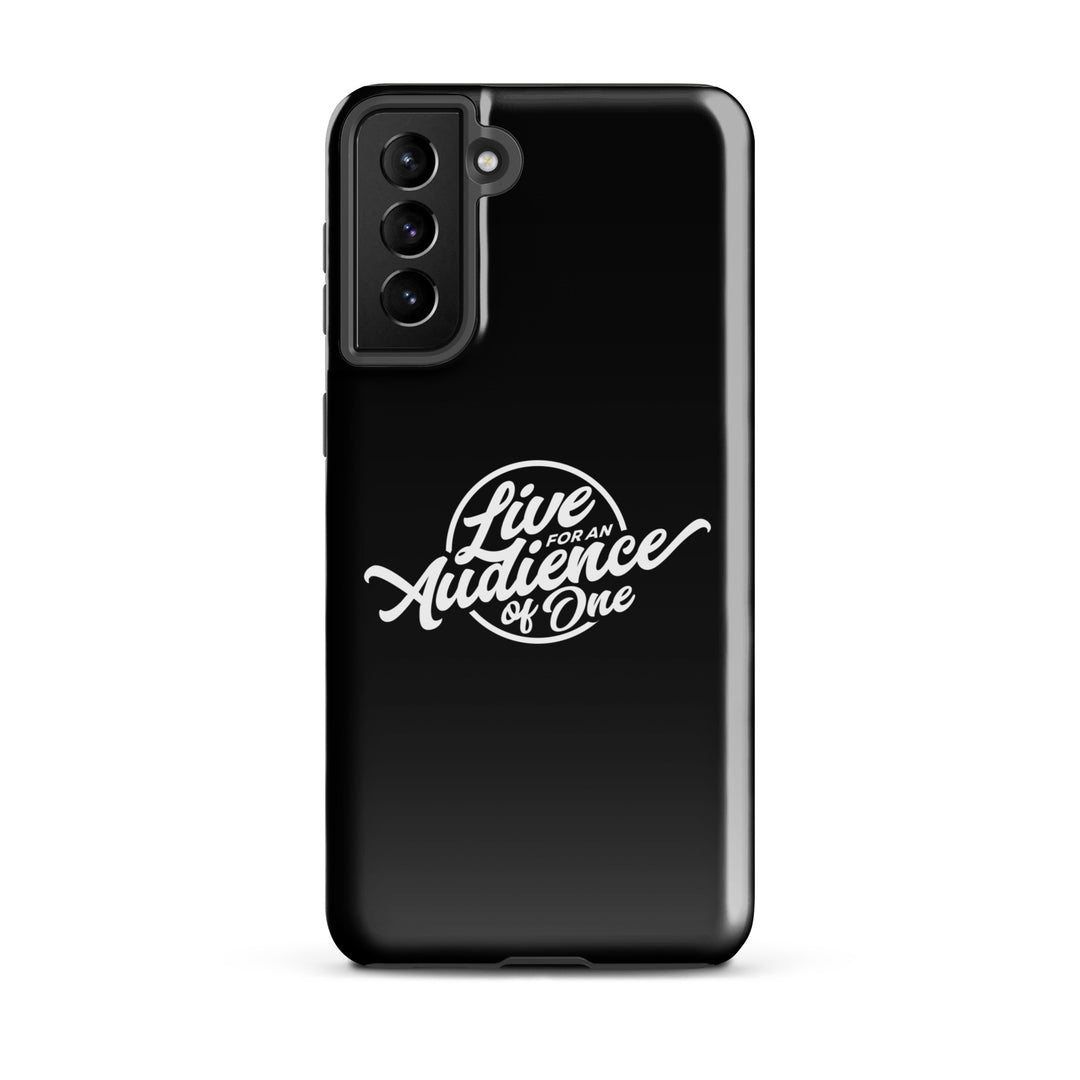 Christian Phone Case Audience of One Black for Samsung® Samsung® Phone Cases Glossy Samsung Galaxy S21 Plus 