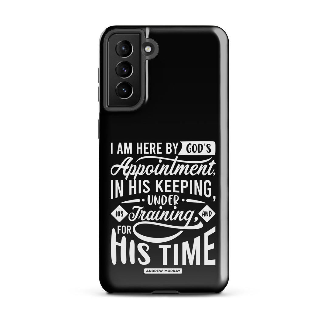 Christian Phone Case His Time Black for Samsung® Samsung® Phone Cases Glossy Samsung Galaxy S21 Plus 