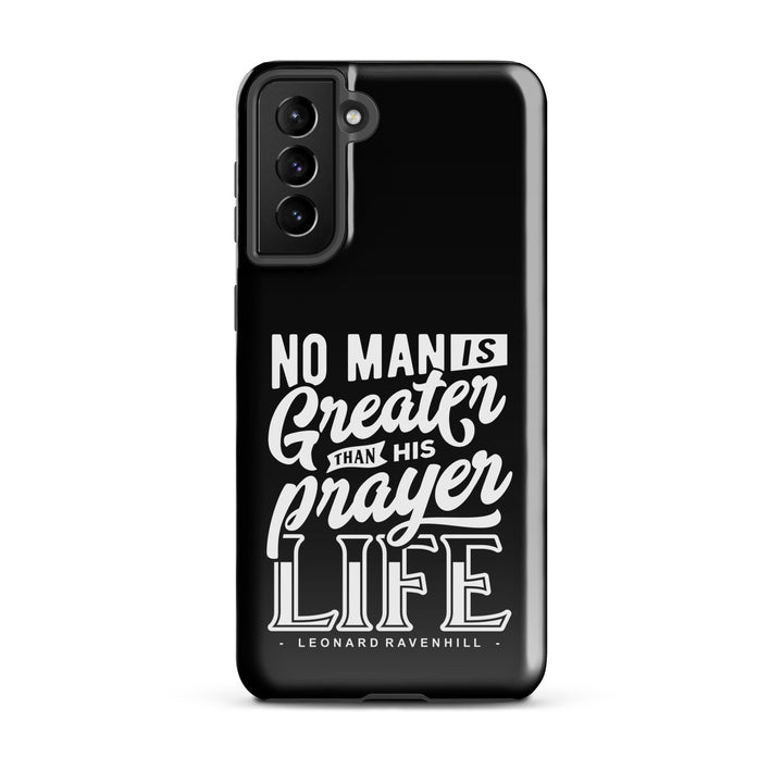 Christian Phone Case Prayer Life Black for Samsung® Samsung® Phone Cases Glossy Samsung Galaxy S21 Plus 