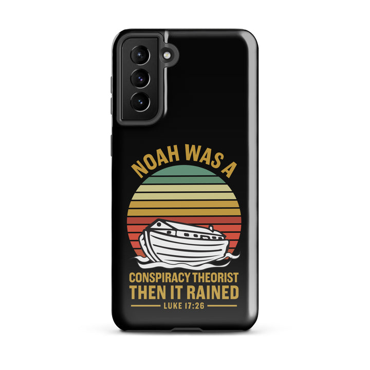 Christian Phone Case Noah Conspiracy Black for Samsung® Samsung® Phone Cases Glossy Samsung Galaxy S21 Plus 