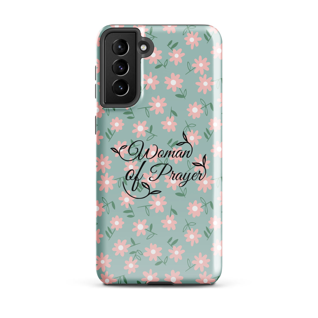 Christian Phone Case Woman of Prayer Daisy for Samsung® Samsung® Phone Cases Glossy Samsung Galaxy S21 Plus 