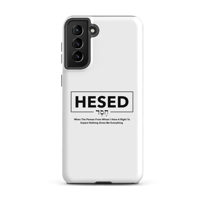 Christian Phone Case Hesed Everything White for Samsung® Samsung® Phone Cases Glossy Samsung Galaxy S21 Plus 