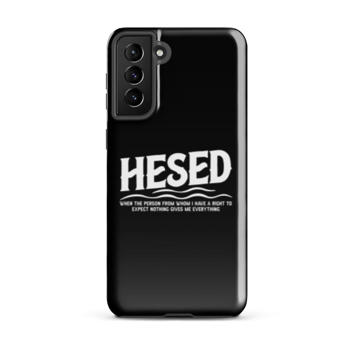 Christian Phone Case Hesed Everything Black  for Samsung® Samsung® Phone Cases Glossy Samsung Galaxy S21 Plus 