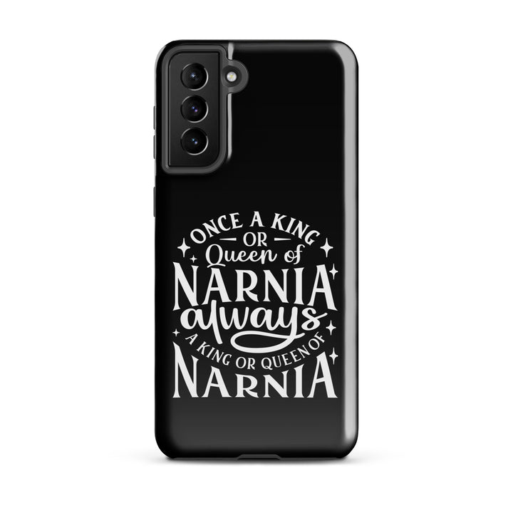 Christian Phone Case King or Queen Narnia Black for Samsung® Samsung® Phone Cases Glossy Samsung Galaxy S21 Plus 