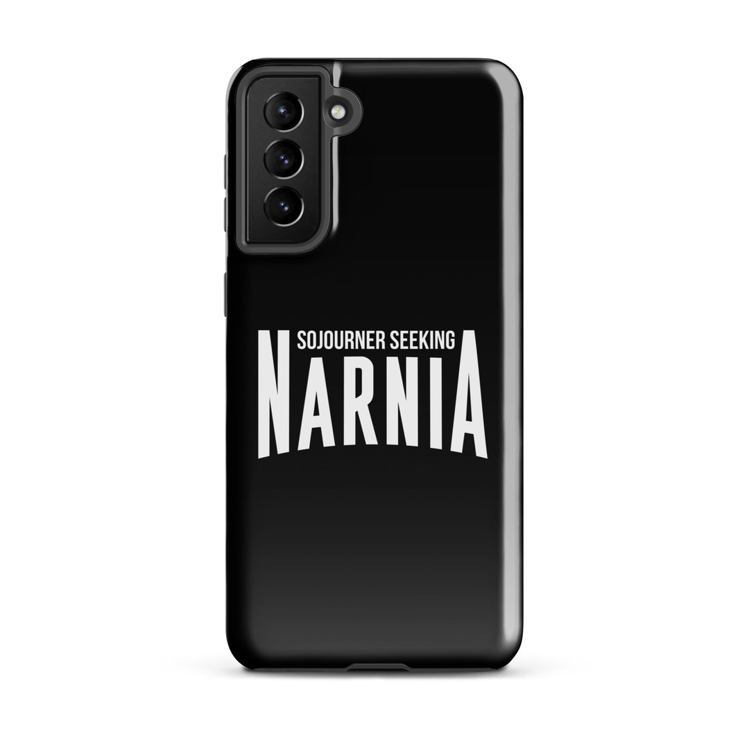 Christian Phone Case Sojourner Seeking Narnia Black for Samsung® Samsung® Phone Cases Glossy Samsung Galaxy S21 Plus 