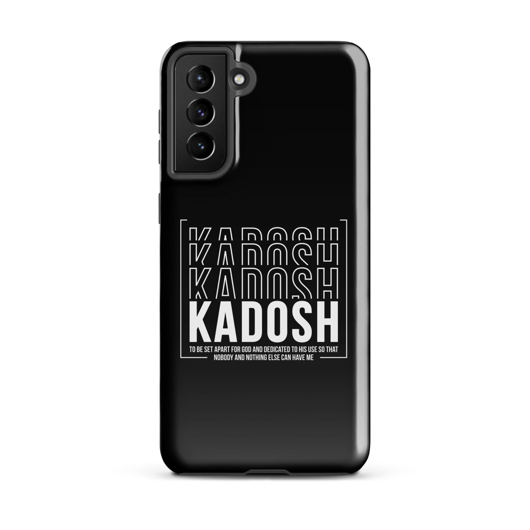 Christian Phone Case Kadosh Dedicated To His Use Black for Samsung® Samsung® Phone Cases Glossy Samsung Galaxy S21 Plus 