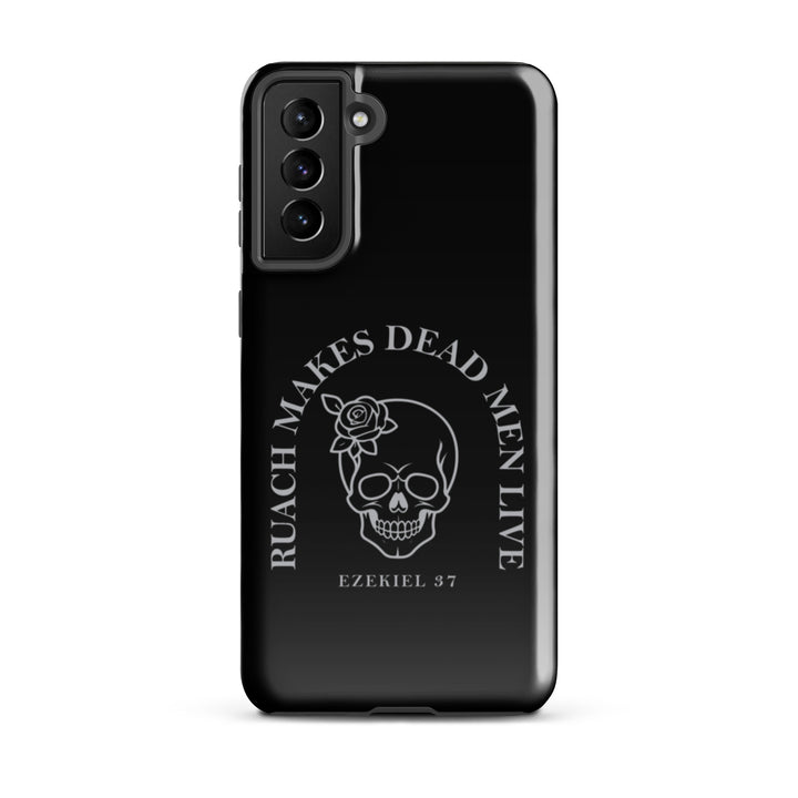 Christian Phone Case Ruach Makes Dead Men Live Black for Samsung® Samsung® Phone Cases Glossy Samsung Galaxy S21 Plus 