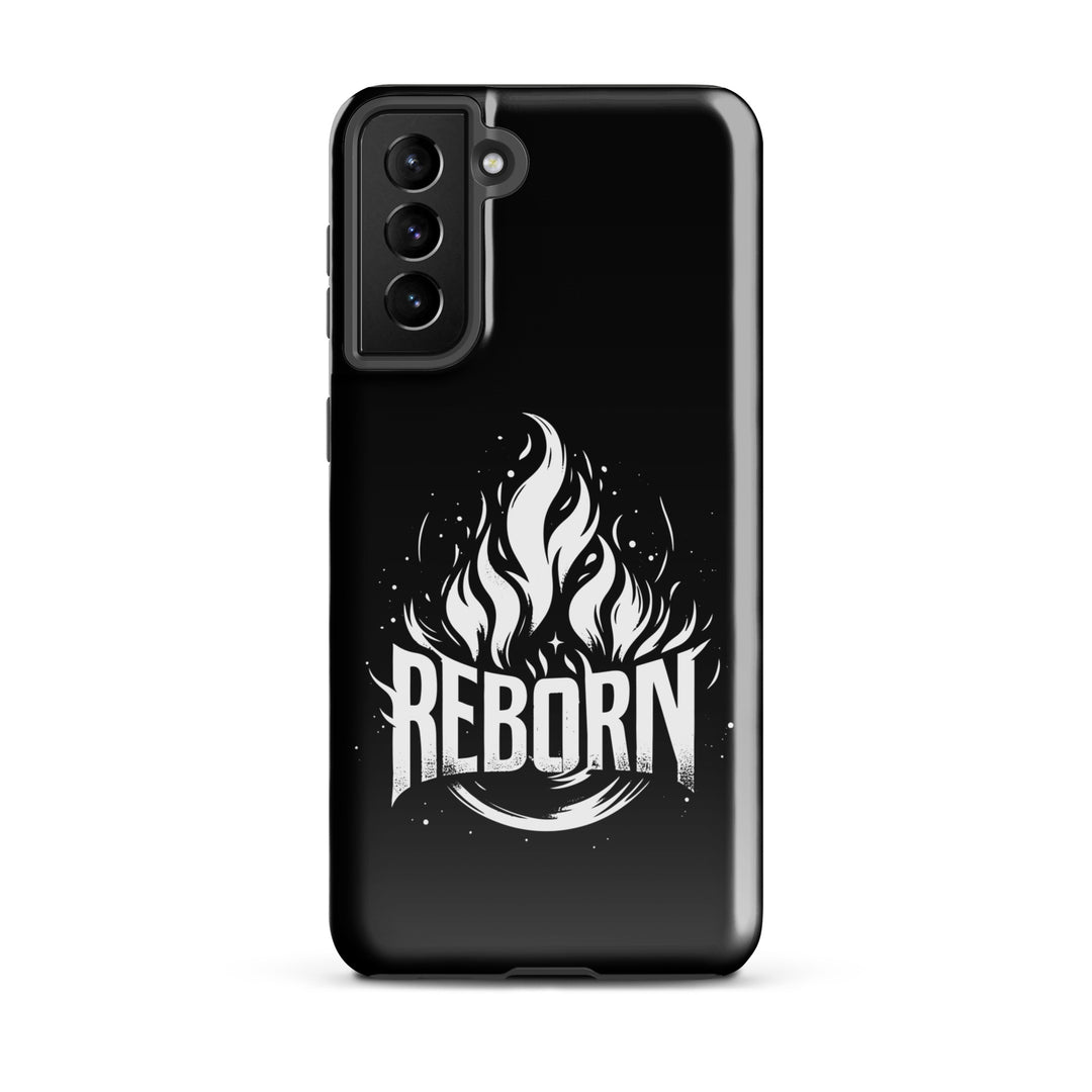 Christian Phone Case Reborn Black for Samsung® Samsung® Phone Cases Glossy Samsung Galaxy S21 Plus 