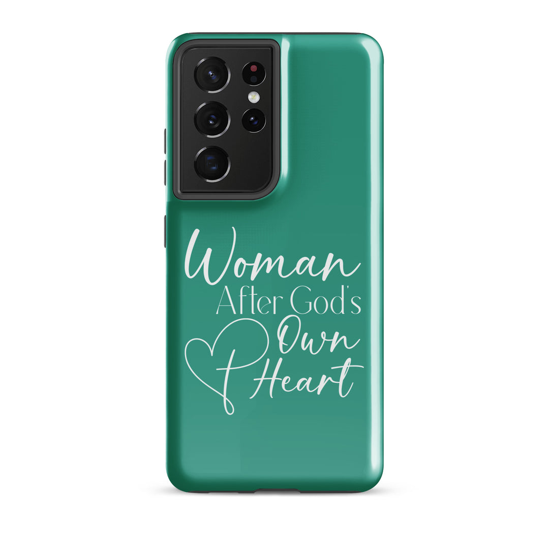 Christian Phone Case Woman After God's Heart for Samsung® Samsung® Phone Cases Glossy Samsung Galaxy S21 Ultra 