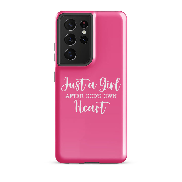 Christian Phone Case Girl After God's Heart for Samsung® Samsung® Phone Cases Glossy Samsung Galaxy S21 Ultra 