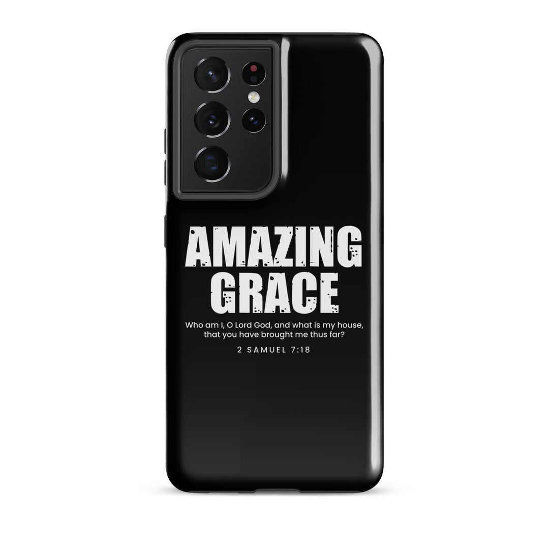 Christian Phone Case Amazing Grace for Samsung® Samsung® Phone Cases Glossy Samsung Galaxy S21 Ultra 