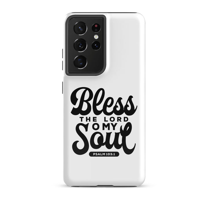 Christian Phone Case Bless The Lord for Samsung® Samsung® Phone Cases Glossy Samsung Galaxy S21 Ultra 