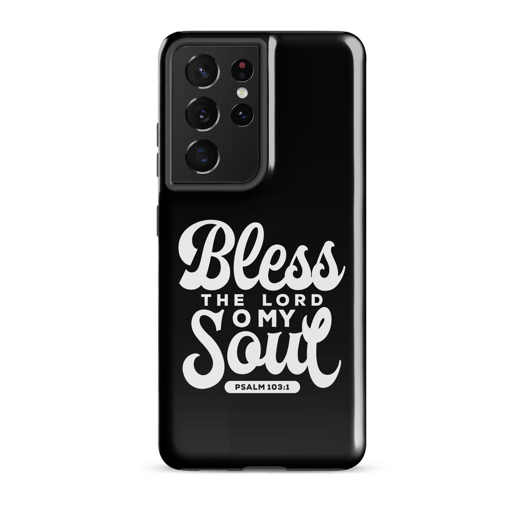 Christian Phone Case Bless The Lord for Samsung® Samsung® Phone Cases Glossy Samsung Galaxy S21 Ultra 