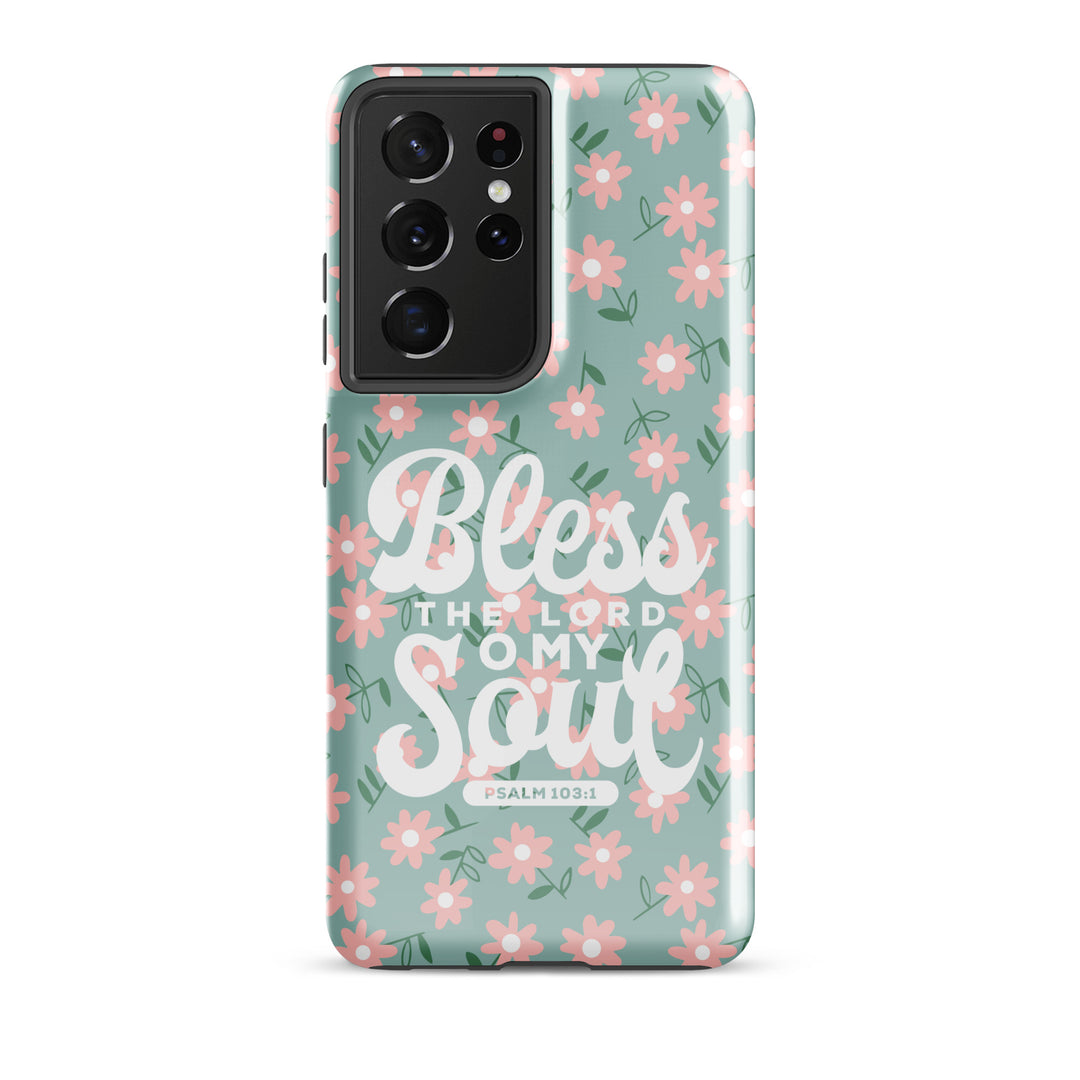 Christian Phone Case Bless The Lord Daisy for Samsung® Samsung® Phone Cases Glossy Samsung Galaxy S21 Ultra 