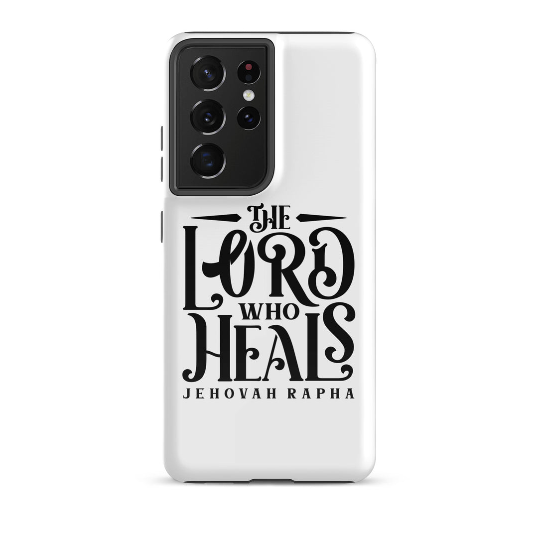 Christian Phone Case The Lord Who Heals for Samsung® Samsung® Phone Cases Glossy Samsung Galaxy S21 Ultra 