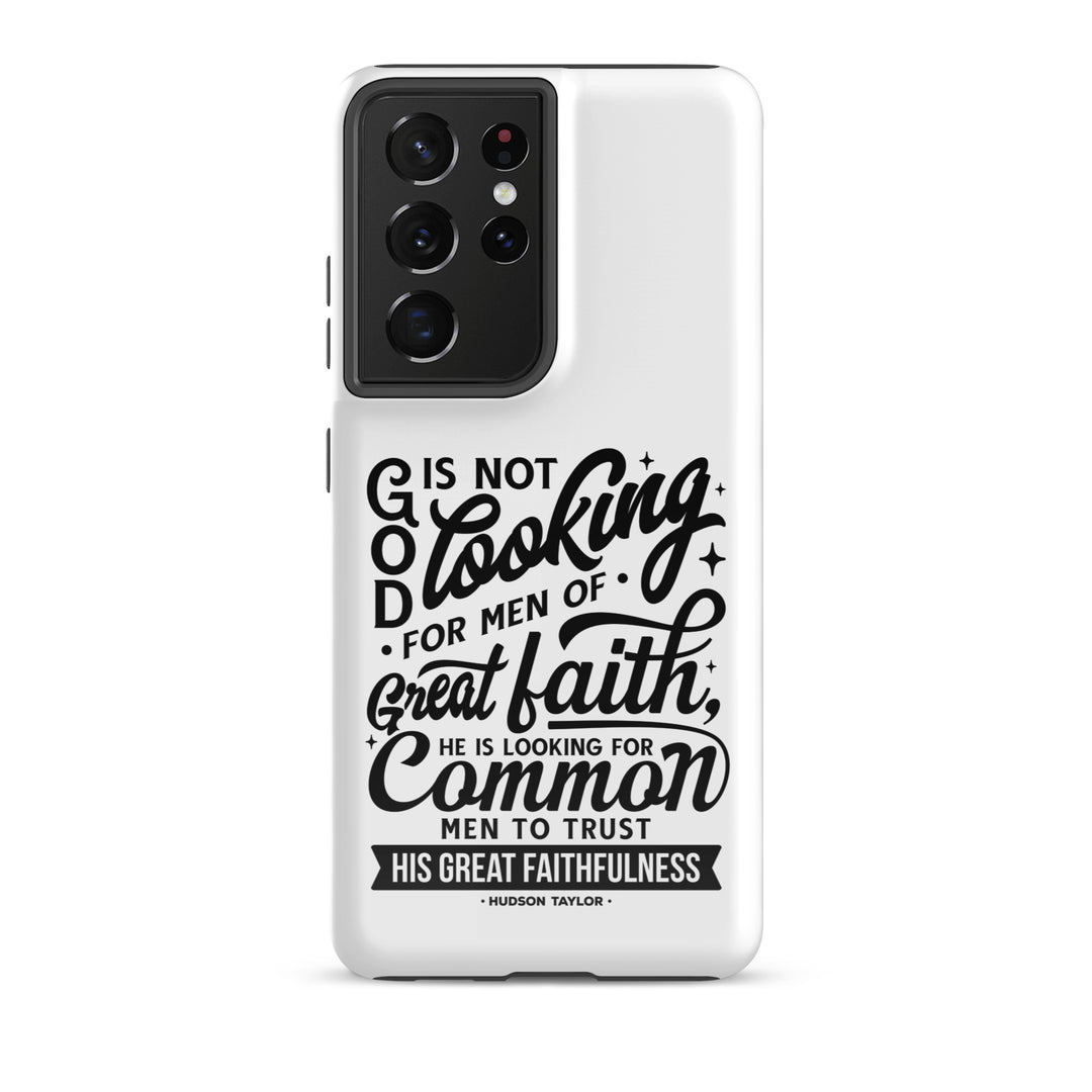 Christian Phone Case Common Men White for Samsung® Samsung® Phone Cases Glossy Samsung Galaxy S21 Ultra 