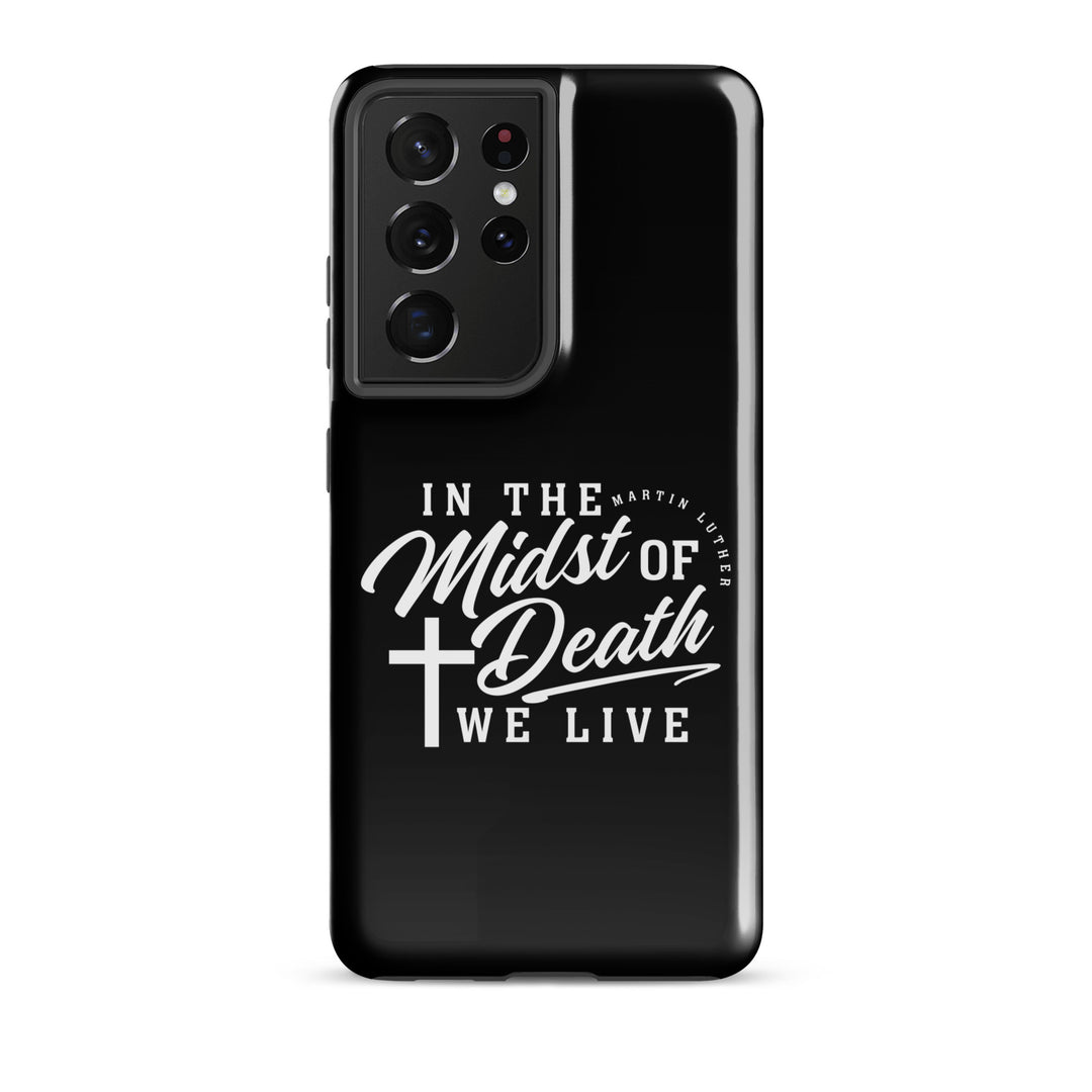 Christian Phone Case Midst of Death Black for Samsung® Samsung® Phone Cases Glossy Samsung Galaxy S21 Ultra 