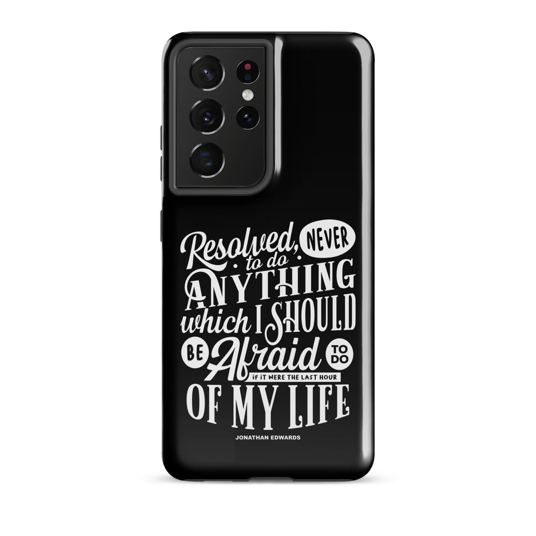 Christian Phone Case Last Hour Black for Samsung® Samsung® Phone Cases Glossy Samsung Galaxy S21 Ultra 