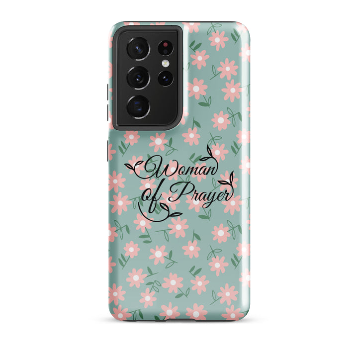 Christian Phone Case Woman of Prayer Daisy for Samsung® Samsung® Phone Cases Glossy Samsung Galaxy S21 Ultra 