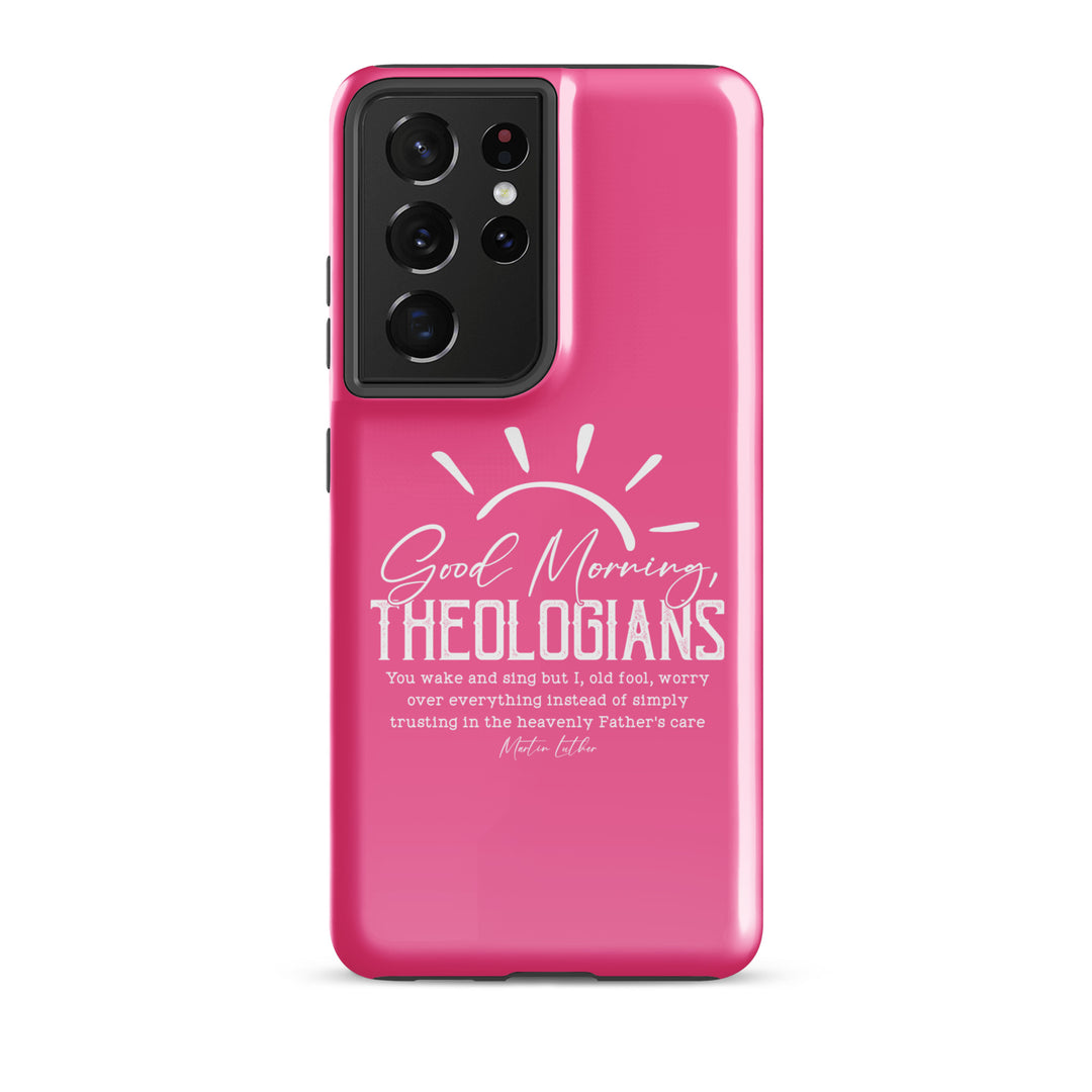 Christian Phone Case Luther's Theologians Pink for Samsung® Samsung® Phone Cases Glossy Samsung Galaxy S21 Ultra 