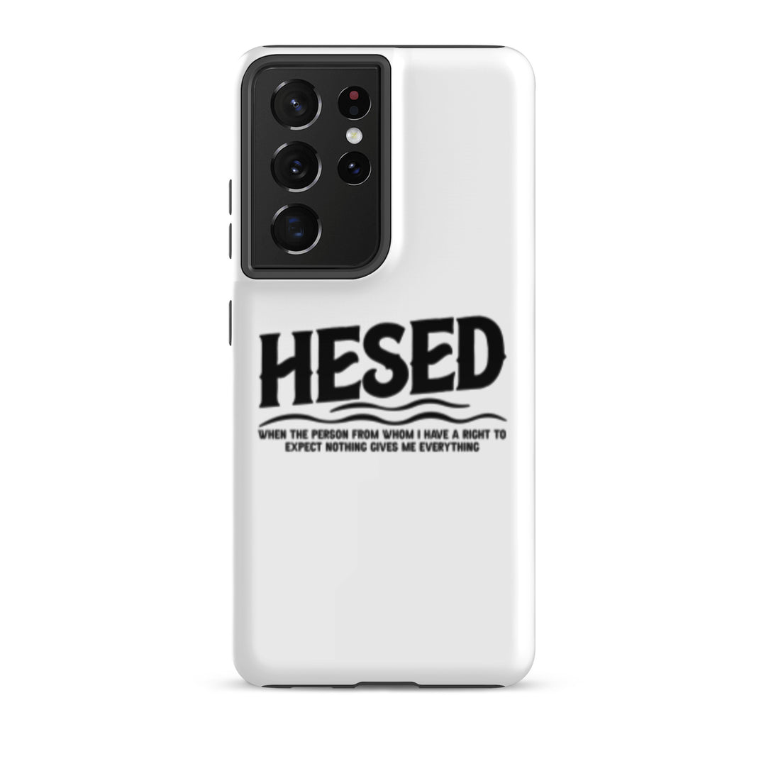 Christian Phone Case Hesed Everything White for Samsung® Samsung® Phone Cases Glossy Samsung Galaxy S21 Ultra 