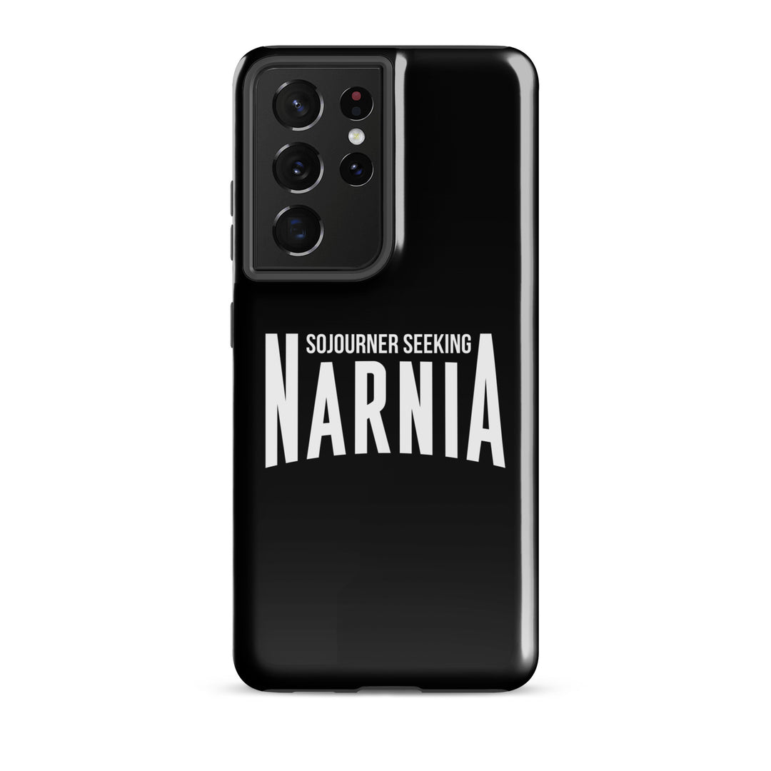 Christian Phone Case Sojourner Seeking Narnia Black for Samsung® Samsung® Phone Cases Glossy Samsung Galaxy S21 Ultra 