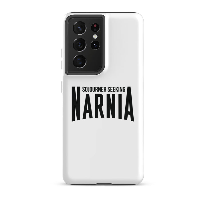 Christian Phone Case Sojourner Seeking Narnia White for Samsung® Samsung® Phone Cases Glossy Samsung Galaxy S21 Ultra 