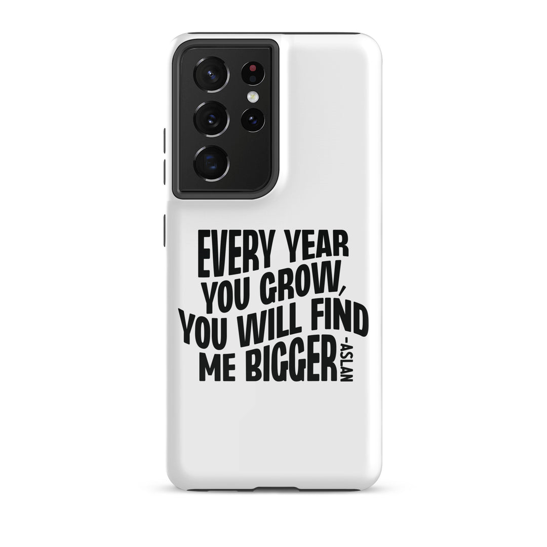 Christian Phone Case Every Year You Grow White for Samsung® Samsung® Phone Cases Glossy Samsung Galaxy S21 Ultra 