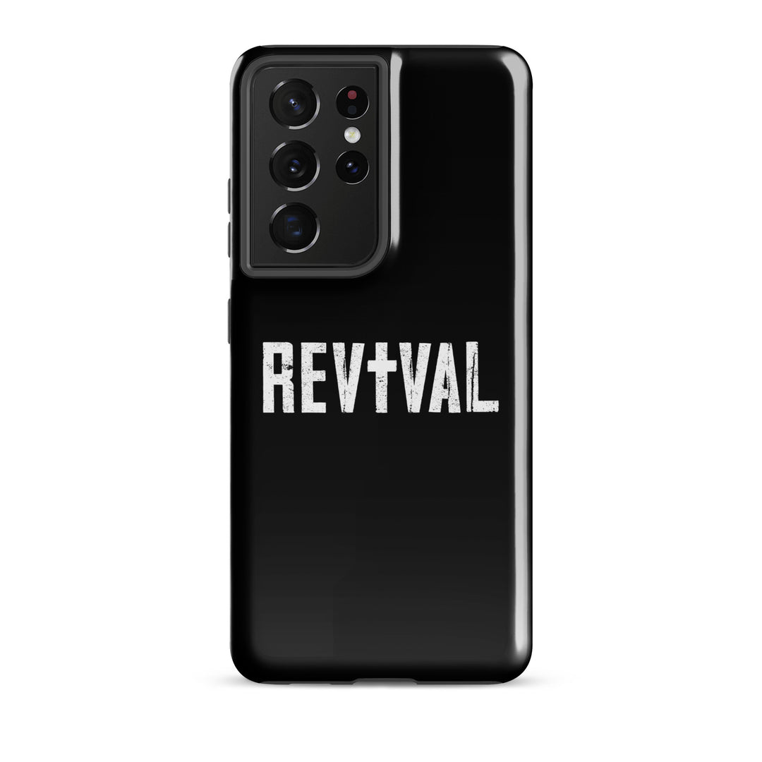 Christian Phone Case Revival Black for Samsung® Samsung® Phone Cases Glossy Samsung Galaxy S21 Ultra 