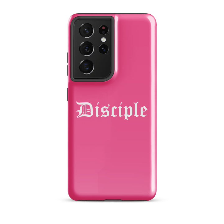 Christian Phone Case Disciple Pink for Samsung® Samsung® Phone Cases Glossy Samsung Galaxy S21 Ultra 