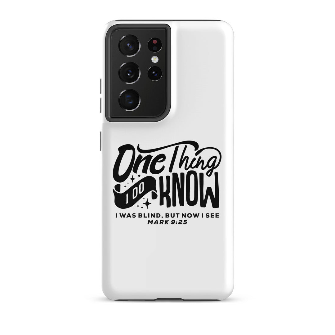 Christian Phone Case Now I See White for Samsung® Samsung® Phone Cases Glossy Samsung Galaxy S21 Ultra 