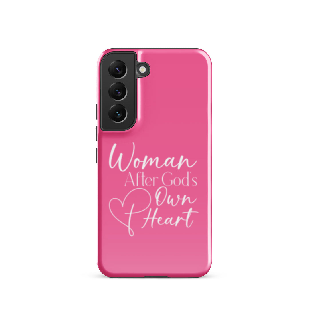 Christian Phone Case Woman After God's Heart for Samsung® Samsung® Phone Cases Glossy Samsung Galaxy S22 