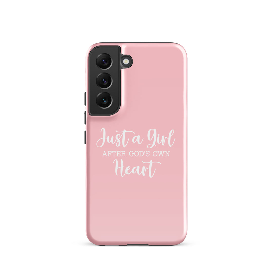 Christian Phone Case Girl After God's Heart for Samsung® Samsung® Phone Cases Glossy Samsung Galaxy S22 