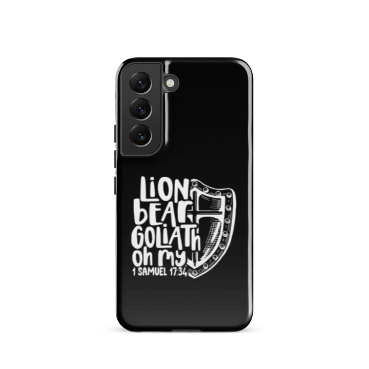 Christian Phone Case Lion Bear Goliath Oh My for Samsung® Samsung® Phone Cases Glossy Samsung Galaxy S22 