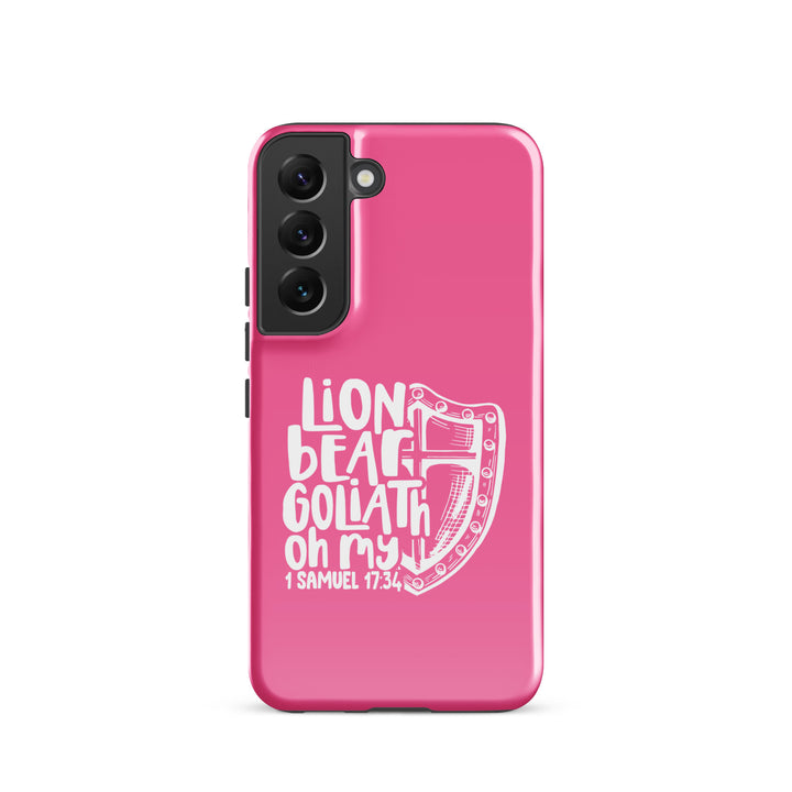 Christian Phone Case Lion Bear Goliath Oh My for Samsung® Samsung® Phone Cases Glossy Samsung Galaxy S22 