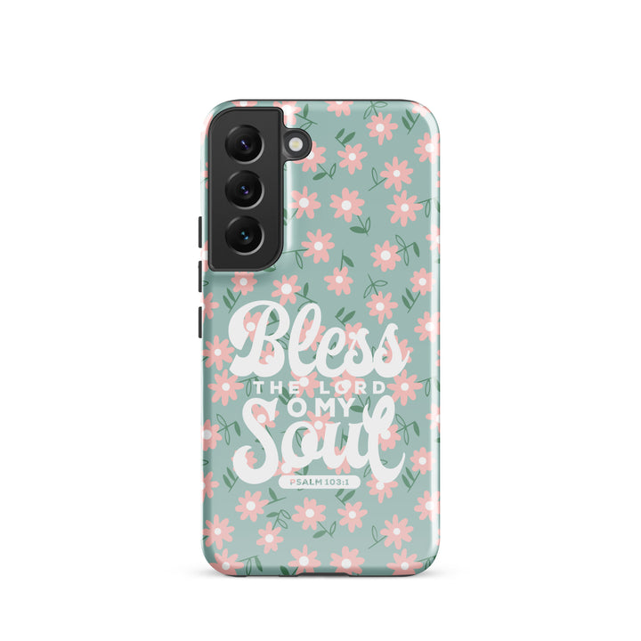 Christian Phone Case Bless The Lord Daisy for Samsung® Samsung® Phone Cases Glossy Samsung Galaxy S22 