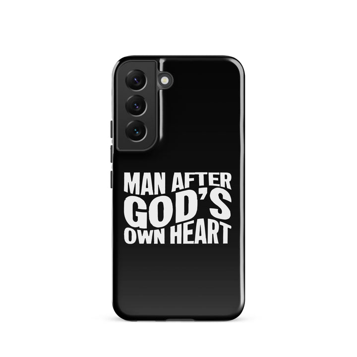 Christian Phone Case Man After God's Heart for Samsung® Samsung® Phone Cases Glossy Samsung Galaxy S22 