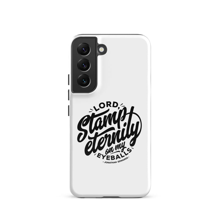 Christian Phone Case Stamp Eternity White for Samsung® Samsung® Phone Cases Glossy Samsung Galaxy S22 