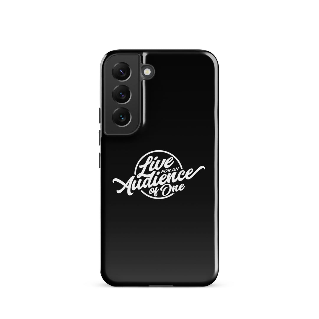 Christian Phone Case Audience of One Black for Samsung® Samsung® Phone Cases Glossy Samsung Galaxy S22 