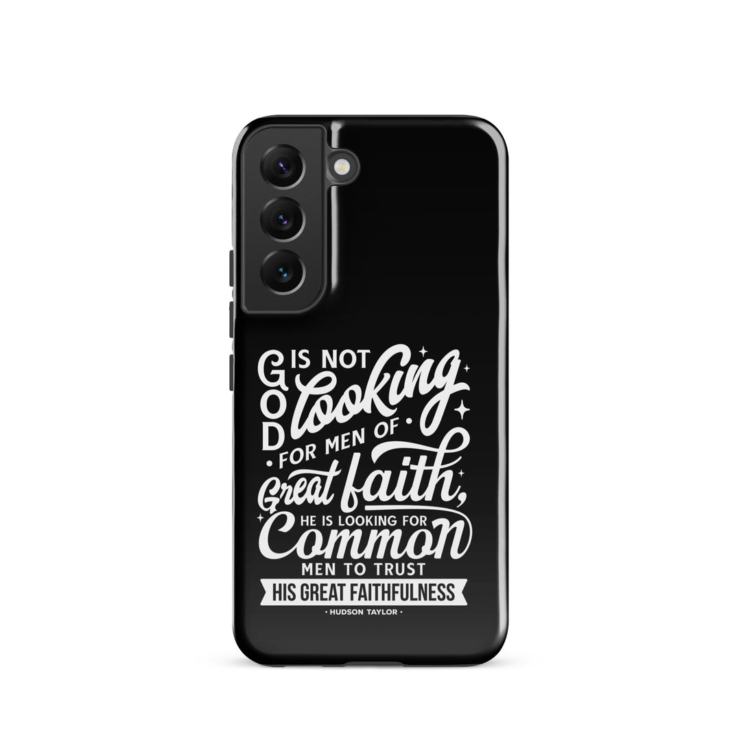 Christian Phone Case Common Men Black for Samsung® Samsung® Phone Cases Glossy Samsung Galaxy S22 