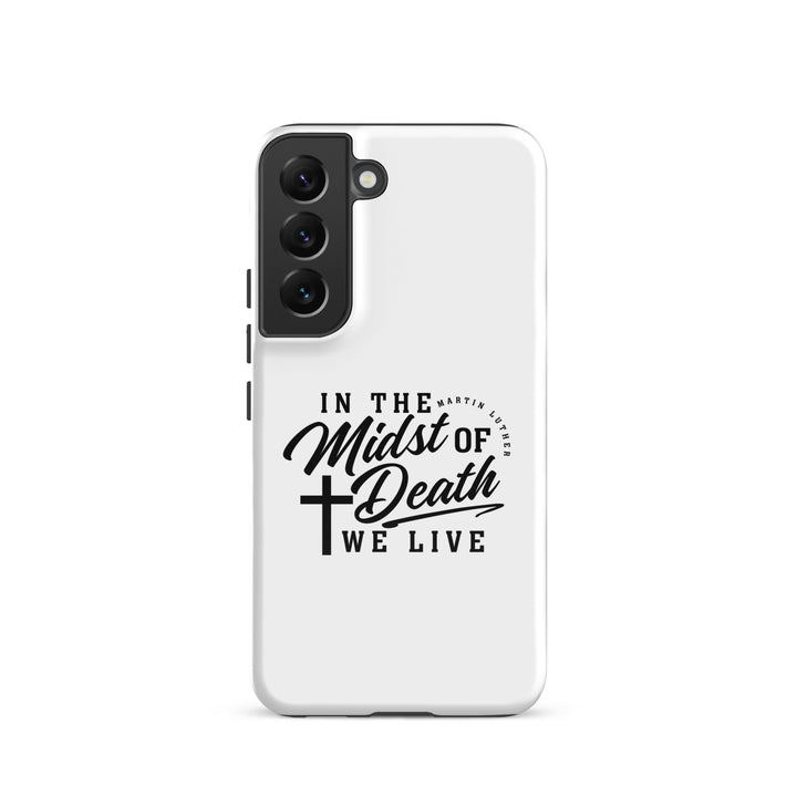 Christian Phone Case Midst of Death White for Samsung® Samsung® Phone Cases Glossy Samsung Galaxy S22 