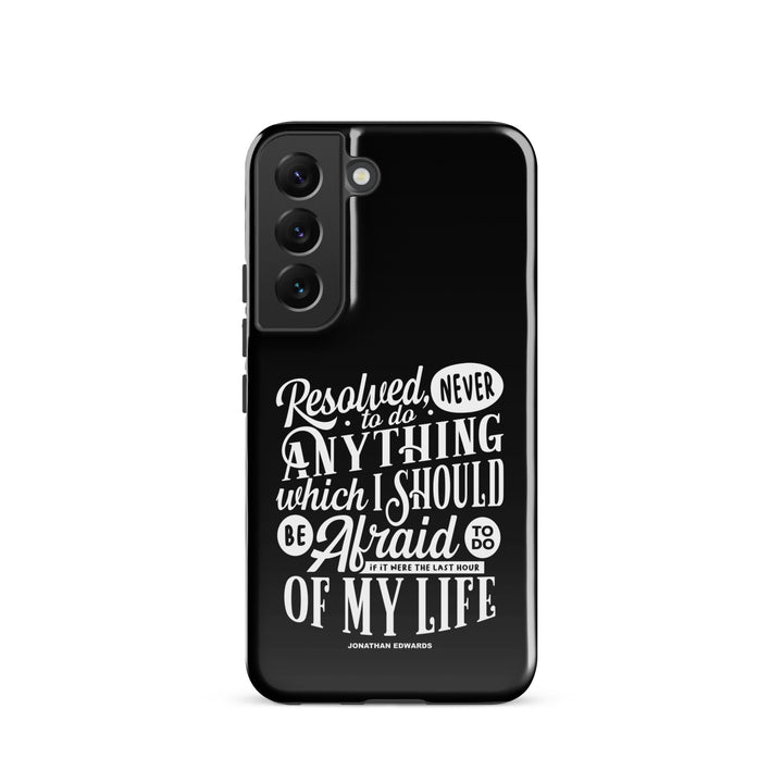 Christian Phone Case Last Hour Black for Samsung® Samsung® Phone Cases Glossy Samsung Galaxy S22 