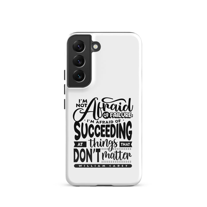 Christian Phone Case Things That Matter White for Samsung® Samsung® Phone Cases Glossy Samsung Galaxy S22 