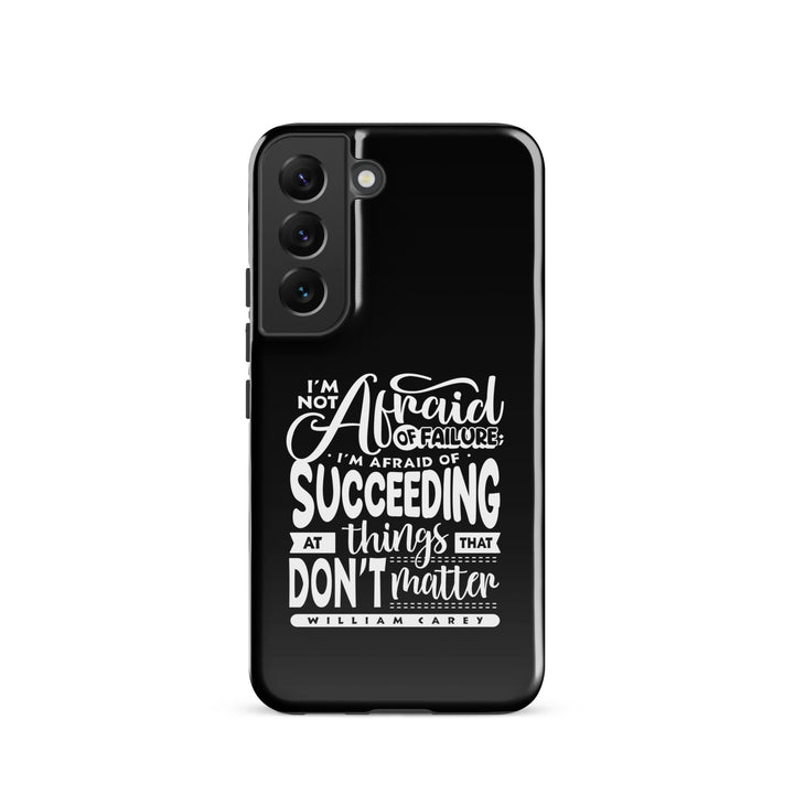 Christian Phone Case Things That Matter Black for Samsung® Samsung® Phone Cases Glossy Samsung Galaxy S22 